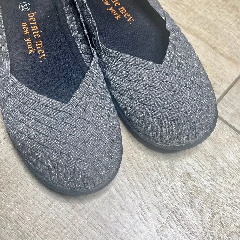 Bernie‎ Mev Girls Catwalk Woven Ballet Flats Shoes Size 33 EU 1.5/2 US Youth